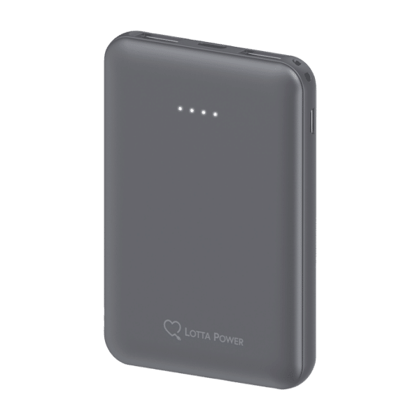 Lotta Power Zusatzakku Powerbank Space Grey 5000mAh 1 Stück