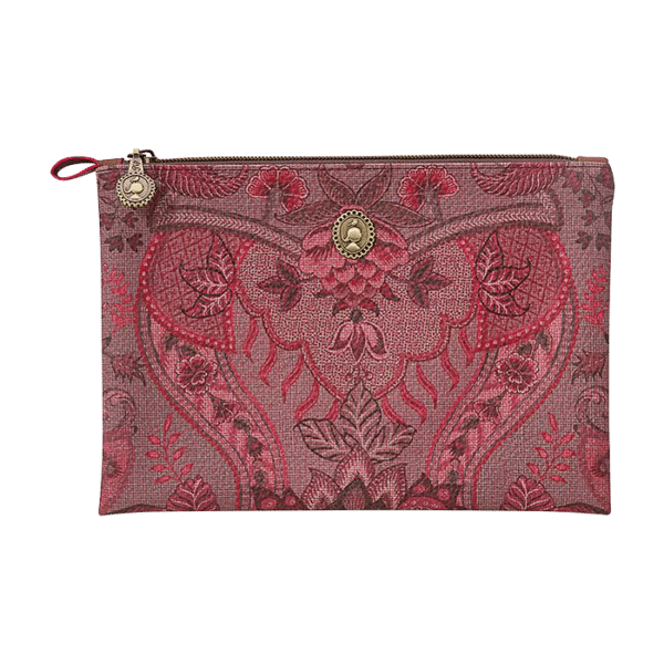 Pip Studio Cosmetic Flat Pouch Medium Kyoto Festival Dark Pink  Stück