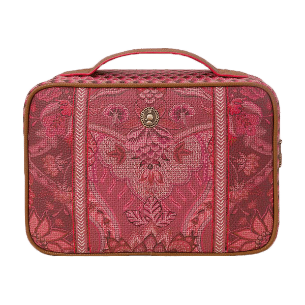 Pip Studio Beauty Case Square Large Kyoto Festival Dark Pink  Stück