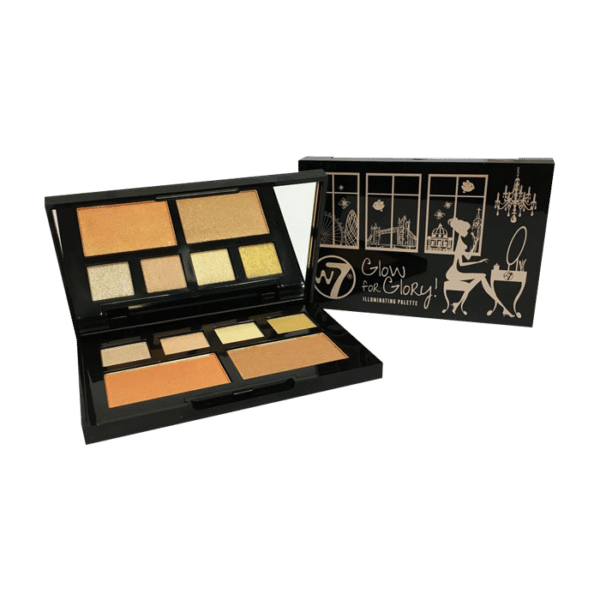 W7 Glow For Glory Illuminating Palette 4 g