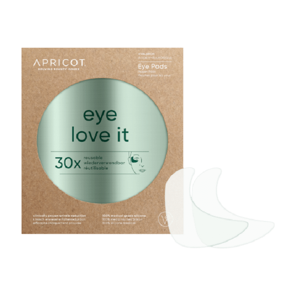 Apricot Hyaluron Eye & Tempe Pads "eye love it" 30 x verwendbar 2 Stück