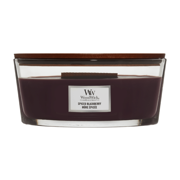 Woodwick Ellipse Jar Spiced Blackberry 454 g