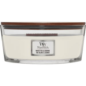 Woodwick Ellipse Jar White Tea & Jasmine 454 g