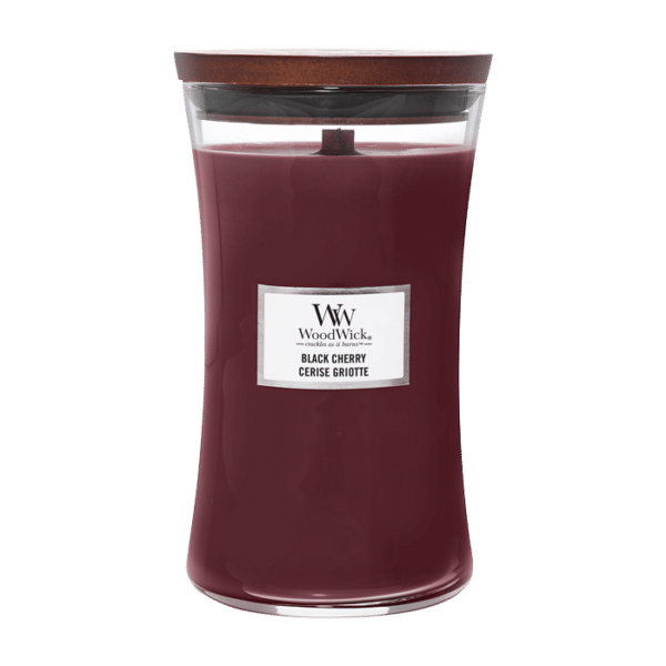 Woodwick Large Hourglass Black Cherry 610 g