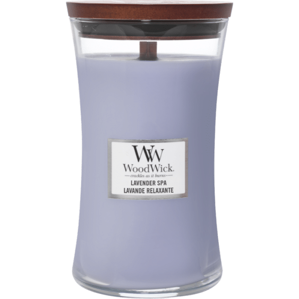 Woodwick Large Hourglass Lavender Spa 610 g