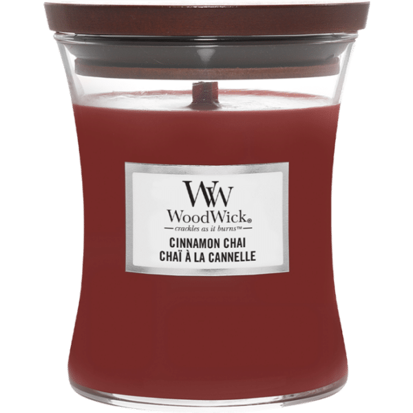 Woodwick Medium Hourglass Cinnamon Chai 275 g