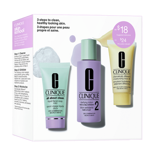 Clinique Mini Step Skin 2 Kits 3-teilig 3 Artikel im Set